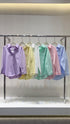 WANWAN Collar Down Long Sleeves Shirts